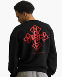 Sweatshirt mit Eisernem Kreuz – Schwarz
