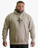 Iron Cross Hoodie - Stone