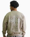 Sweatshirt mit Eisernem Kreuz – Stein