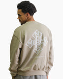 Sweatshirt mit Eisernem Kreuz – Stein