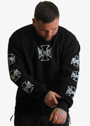 ANGEL LISTED SWEATSHIRT - DRAFT - NO MERCY FIGHTWEAR SCHWARZ