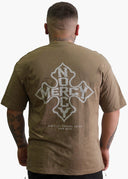 Iron Cross Oversized T-shirt - Stone