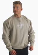 Iron Cross Sweatshirt - Stone