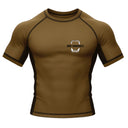 Bite Back  - Ranked Rashguard Brown