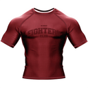 Fighters Club Rashguard - Burgundy