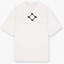 Embrace The Struggle Oversized T-shirt - White